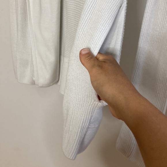 Lululemon Sundown Sweater Wrap Womens 4 6 Antique White Relaxed Cashlu Hoodie - Picture 7 of 14